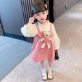 Bear Dress Spring New Children Korean Fashion