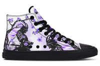 Fashion Printed Couple High Top Canvas Shoes