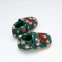 Cotton soft bottom step front shoes