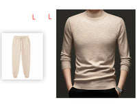 Thick Warm Sweater Half Turtleneck Simple All-matching Base