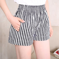 Women's Vertical Striped High Waist Wide Leg Pants