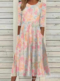 Plus-size Short-sleeve Dress For Women