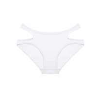 Cotton Briefs Women's Solid Color Waist Hollow Underwear