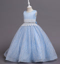 Girls Princess Dress Host Flower Piano Costumes