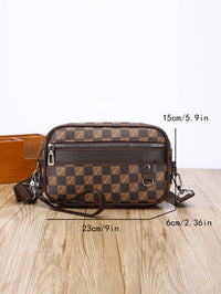 New Casual Shoulder Messenger Bag Large Capacity Men's Handheld Horizontal