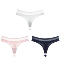 Cotton low-rise seamless women's briefs