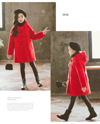 Web celebrity woolen coat