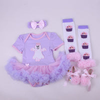 6-12 months baby Halloween foreign trade platform explosion Baby Toddler shoes dress combination set Skull