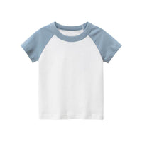 Children's Short Sleeve T-shirt Solid Color Advertising Shirt