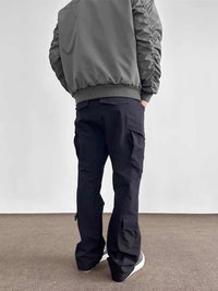 Multi-pocket Soft Shell Sports Drawstring Pants