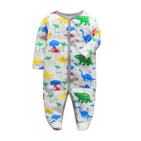 Baby cotton print jumpsuit