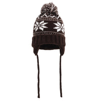 Autumn And Winter Christmas Fur Ball Snowflake Warm Hat Ear Protection Sweet