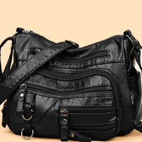 Summer New Arrival PU Fashionable Trendy Soft Washable Shoulder Bag