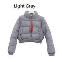 Autumn And Winter Stand-up Collar Downcotton-padded Jacket
