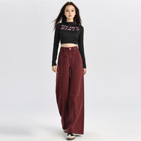 Sweet Cool High Waist Slimming And Wide Leg Jeans
