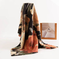 Chinese Style Artificial Cashmere Scarf Women's Fashionable Elegant High-grade Printing