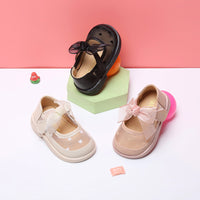 New Breathable Mesh Children's Small Leather Shoes