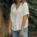 Female Casual And Comfortable Cotton Linen Shirt