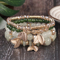 Bohemian Multi Layer Bracelet Leaf Ethnic Style