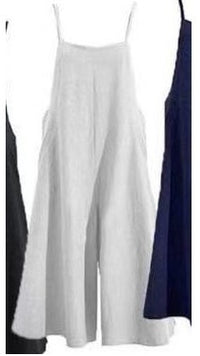 Women's Loose Slimming Casual Minimalist Jumpsuit With Straps
