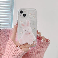 Cute Rabbit Bracket Mobile Phone Case