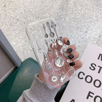 Mobile Phone Shell Transparent Tide Brand Epoxy Glitter Starry Sky