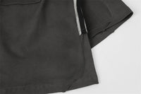 Men's Distressed Side Striped Stitching Casual Shorts