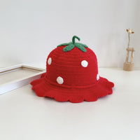 Children's Warm Wide Brim Knitted Hat