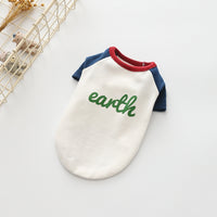 Dog Sweatshirt Letter Figure Fashion Embroidery