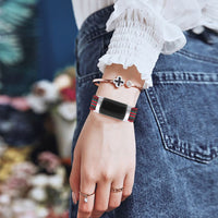 All-matching Adjustable Printed Elastic Watch Strap