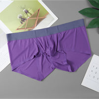 Men's Thread Ice Silk Seamless Quick-drying Boxers