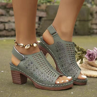 Single-strap Buckle Fashionable And Comfortable Roman Sandals