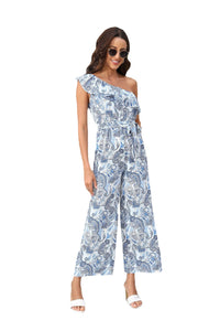 Ladies' New Temperament Beach Ninth Jumpsuit
