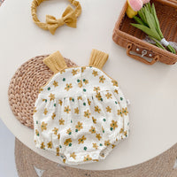 Baby Flower Bag Fart Clothes Breathable Sling Romper