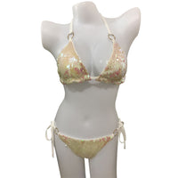 For The Cross-border Sexy Body Bra Strap Swimsuit Sequin Bikinis Suit With Explosion Models