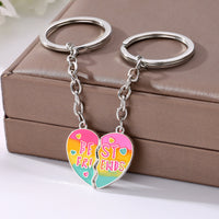 Girly Heart Lovely Key Buckle Pendant Ornaments For Couple