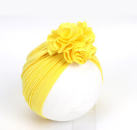 Pleated flower hat