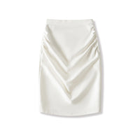 Womens High-waisted Figure-flattering Skirt With A Slit
