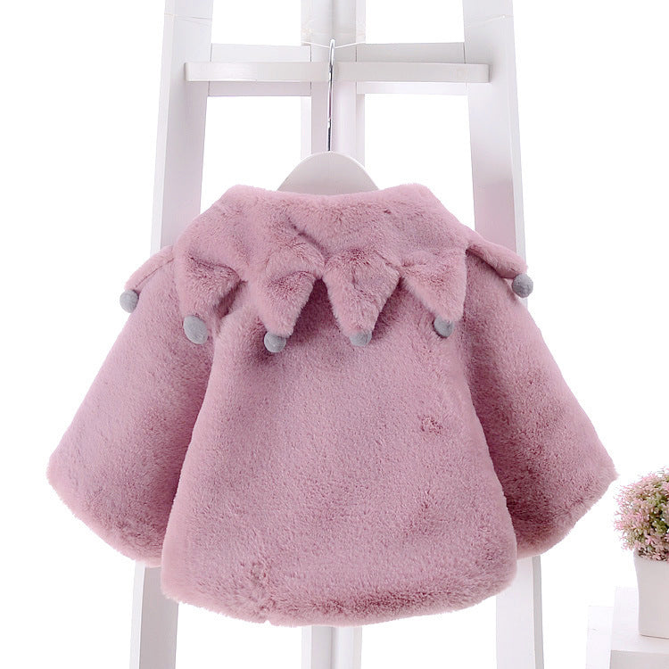 Children's  Wear Baby Heavy Cape Baby Cape Coat