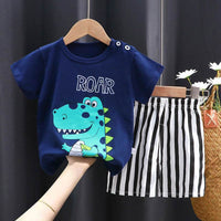 Children's Short-sleeved Suit Boys' Cotton T-shirt