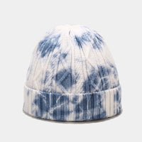 Tie-dye knitted hat