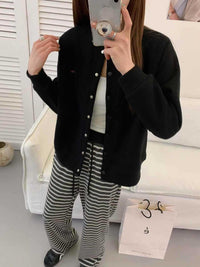 Simple Loose Small Baseball Jacket