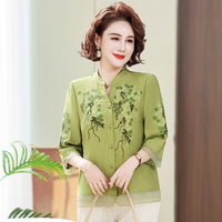 Summer Loose Embroidered Three-dimensional Blouse Shirt