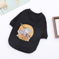 Halloween Dog Sweater Scary Pumpkin Ghost