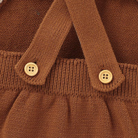 Girls knitted lace romper