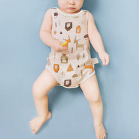 Newborn button mesh butt clothes