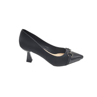 French-style Womens Exquisite Leather Belt-buckle Peep-toe Stiletto Pumps