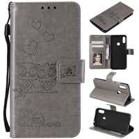 Owl embossed phone case