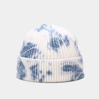 Tie-dye knitted hat