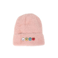 Warm and velvet pointy knitted hat